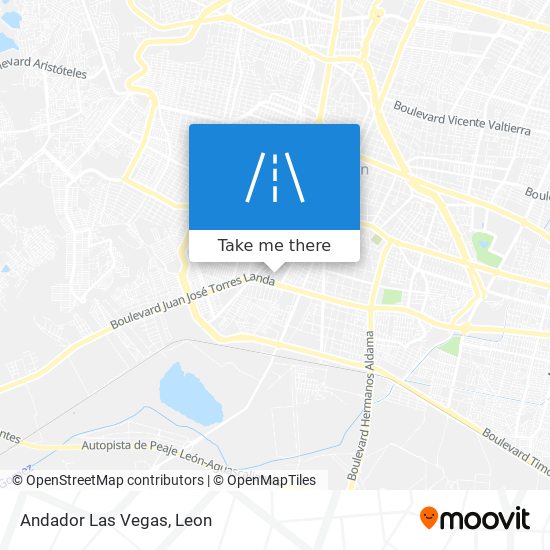 Andador Las Vegas map