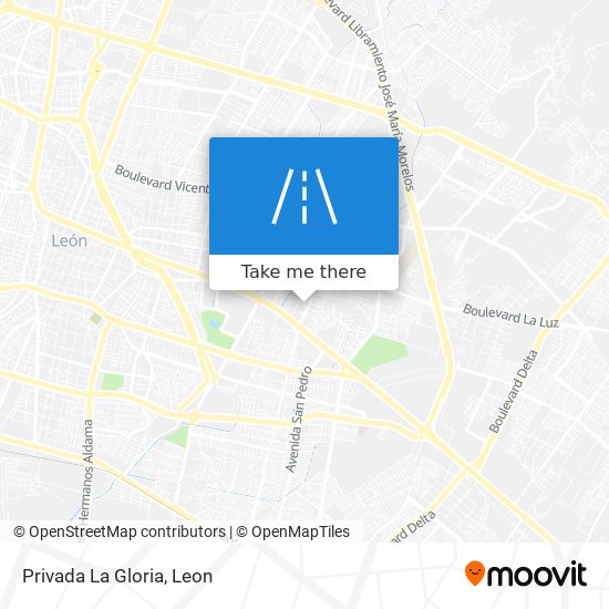 Mapa de Privada La Gloria