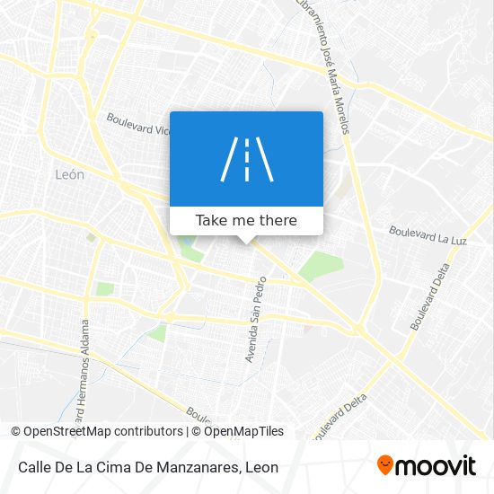 Mapa de Calle De La Cima De Manzanares