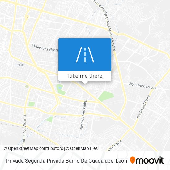 Mapa de Privada Segunda Privada Barrio De Guadalupe