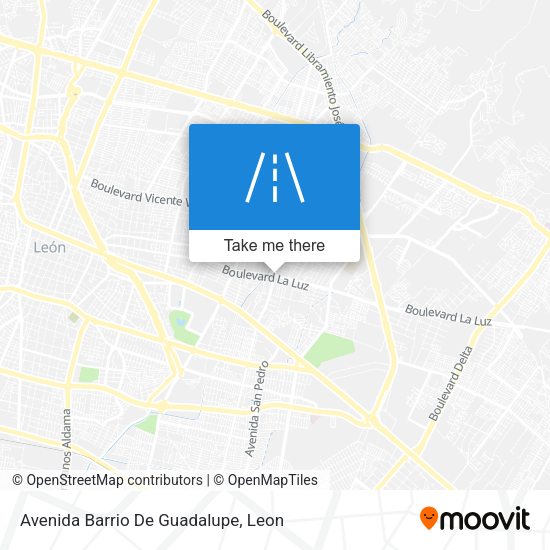Mapa de Avenida Barrio De Guadalupe