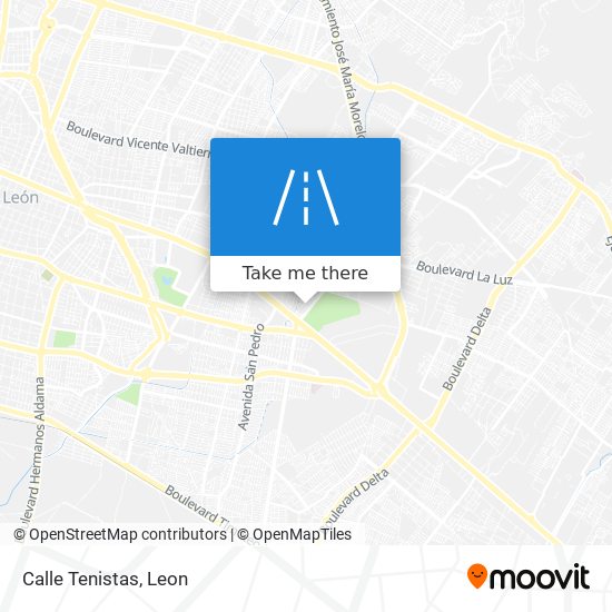 Calle Tenistas map