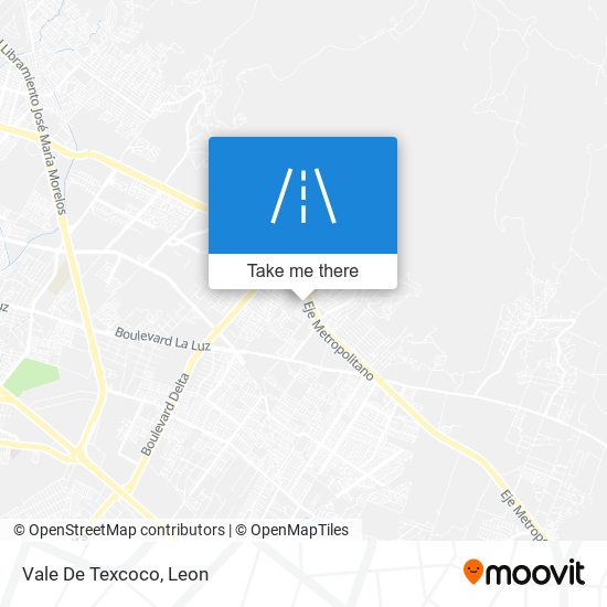 Mapa de Vale De Texcoco