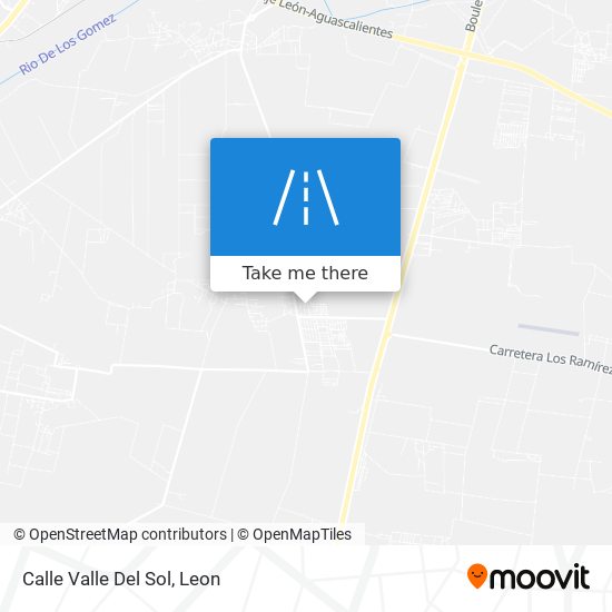 Calle Valle Del Sol map