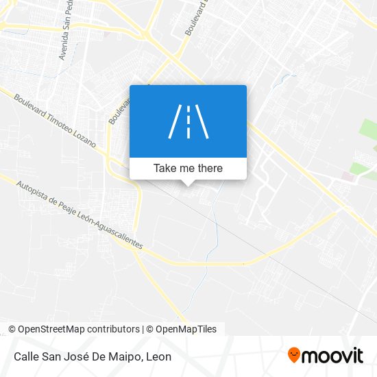 Calle San José De Maipo map