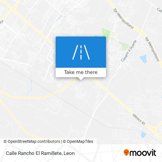 Mapa de Calle Rancho El Ramillete