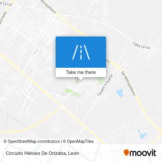 Circuito Héroes De Orizaba map