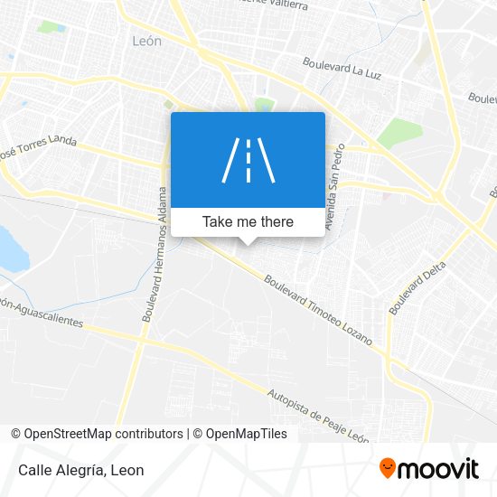 Mapa de Calle Alegría