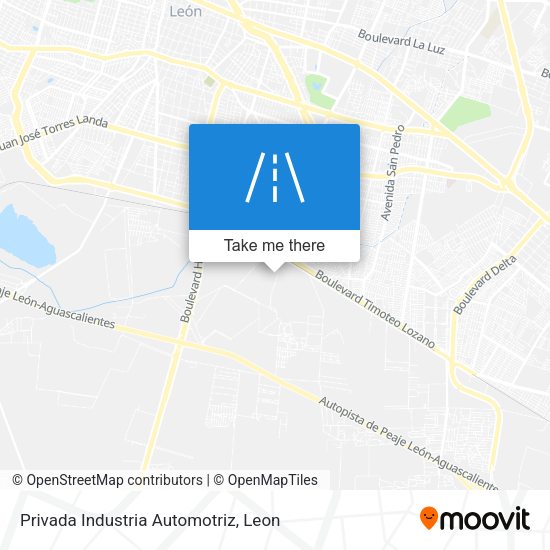 Privada Industria Automotriz map