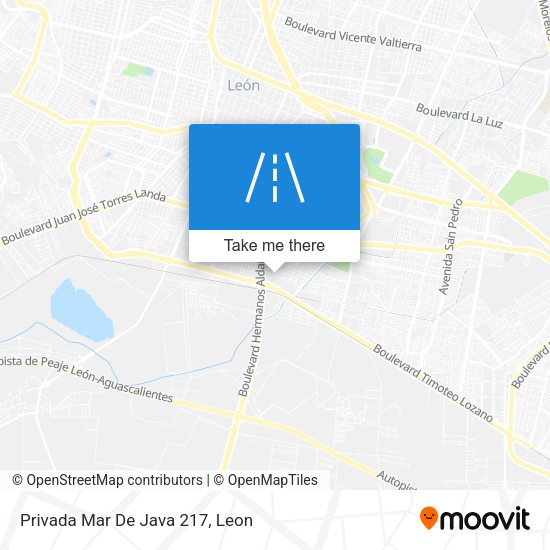 Privada Mar De Java 217 map