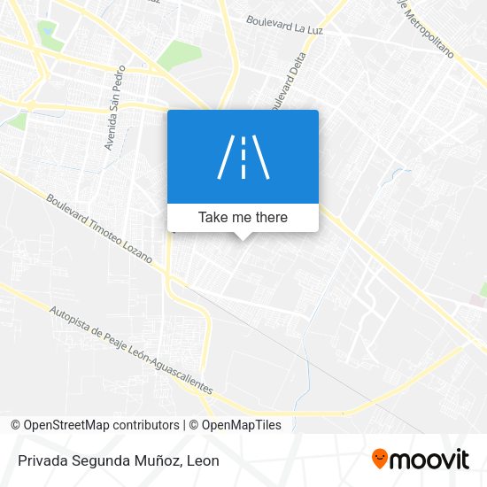 Privada Segunda Muñoz map