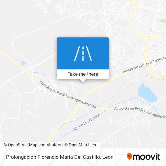 Prolongación Florencio María Del Castillo map