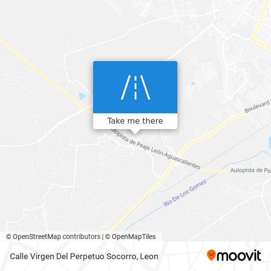 Mapa de Calle Virgen Del Perpetuo Socorro