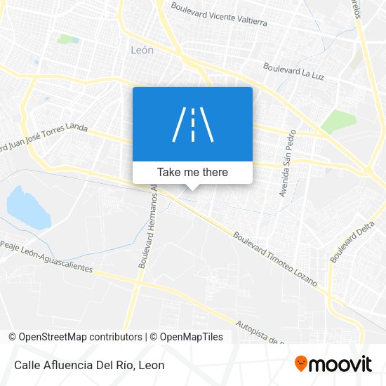 Calle Afluencia Del Río map