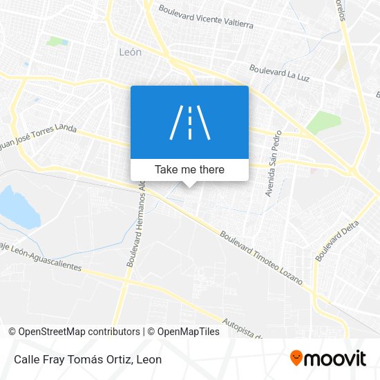 Calle Fray Tomás Ortiz map