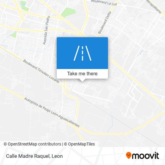 Mapa de Calle Madre Raquel