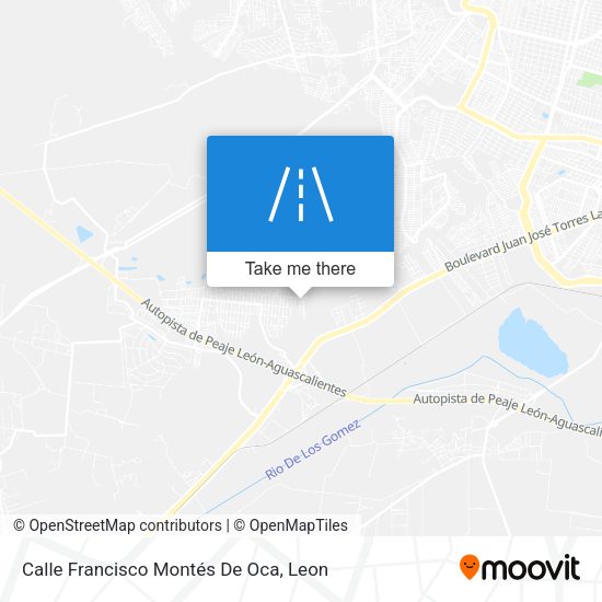 Mapa de Calle Francisco Montés De Oca
