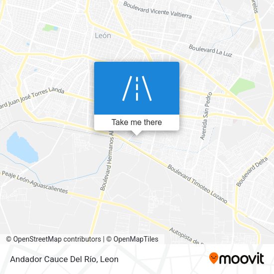 Andador Cauce Del Río map