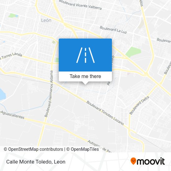 Mapa de Calle Monte Toledo