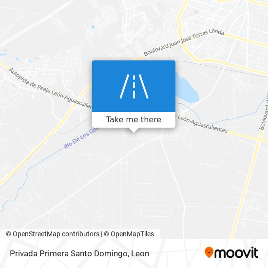 Privada Primera Santo Domingo map