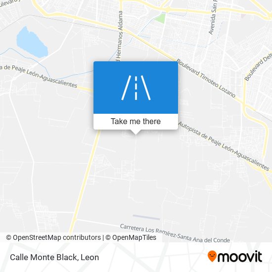 Mapa de Calle Monte Black