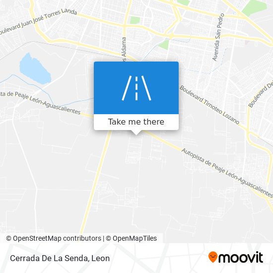 Cerrada De La Senda map