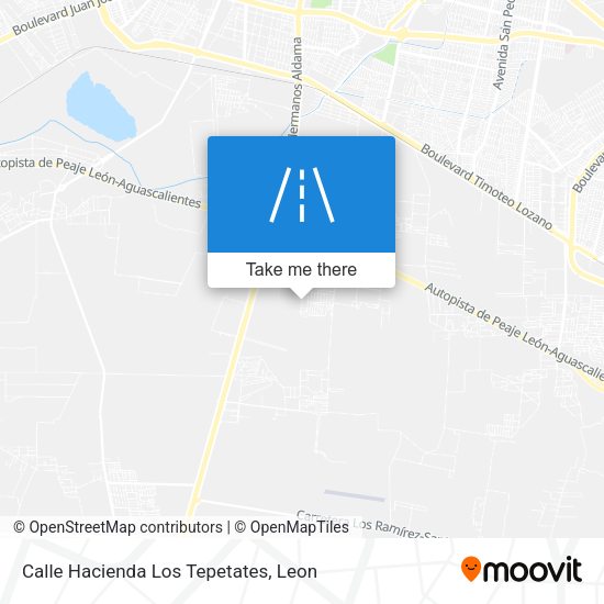 Calle Hacienda Los Tepetates map