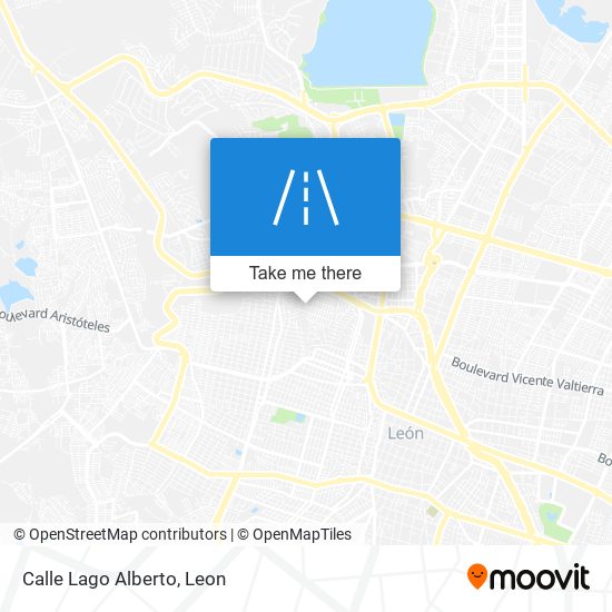 Mapa de Calle Lago Alberto