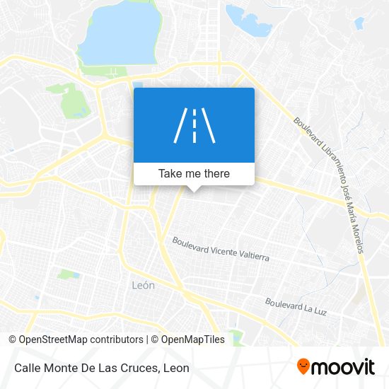 Mapa de Calle Monte De Las Cruces