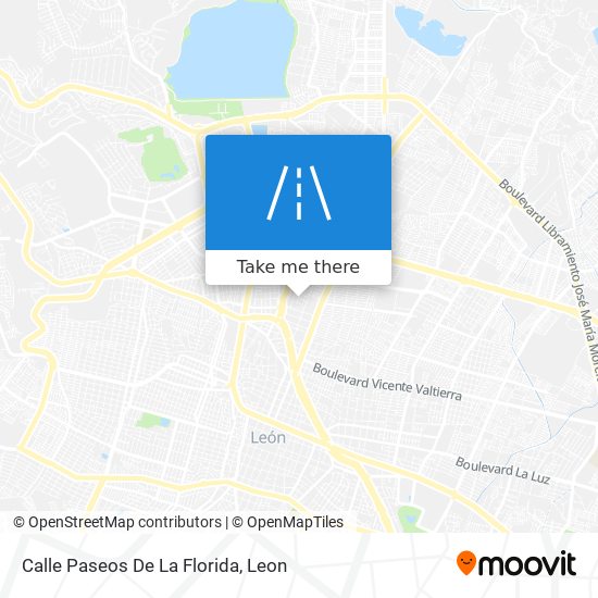 Mapa de Calle Paseos De La Florida