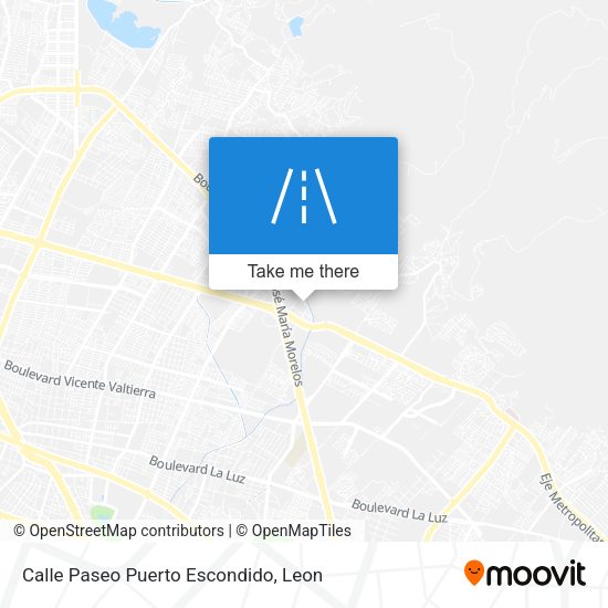Calle Paseo Puerto Escondido map