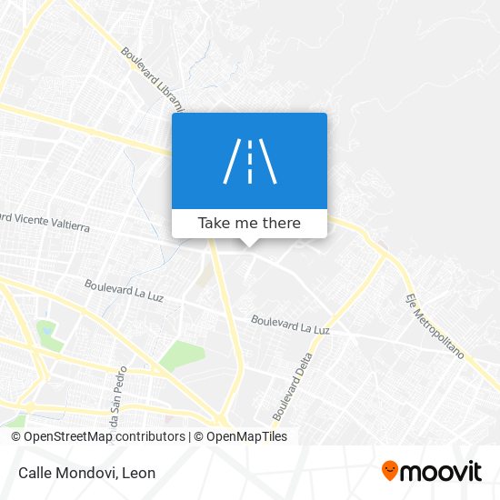 Calle Mondovi map