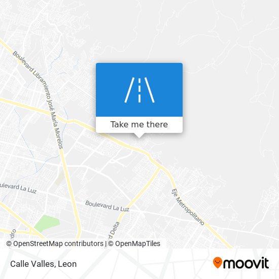 Calle Valles map