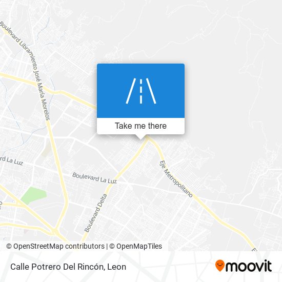 Mapa de Calle Potrero Del Rincón