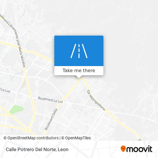 Calle Potrero Del Norte map