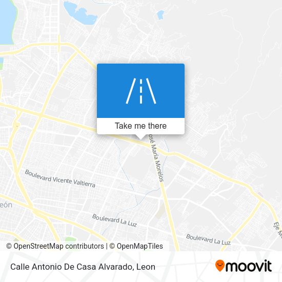 Calle Antonio De Casa Alvarado map