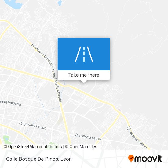 Mapa de Calle Bosque De Pinos