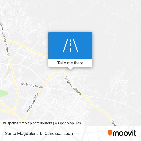 Santa Magdalena Di Canossa map