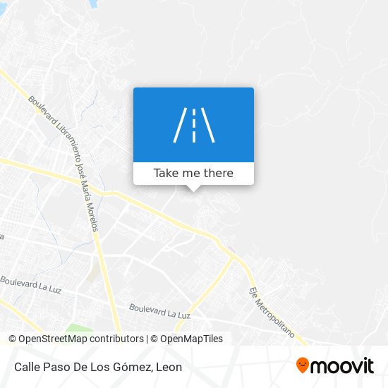 Calle Paso De Los Gómez map