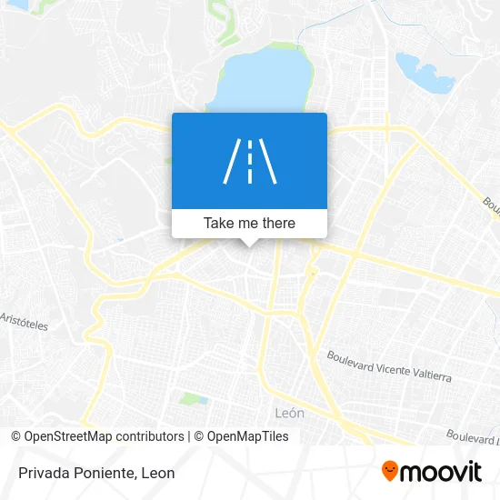 Privada Poniente map