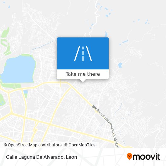 Mapa de Calle Laguna De Alvarado