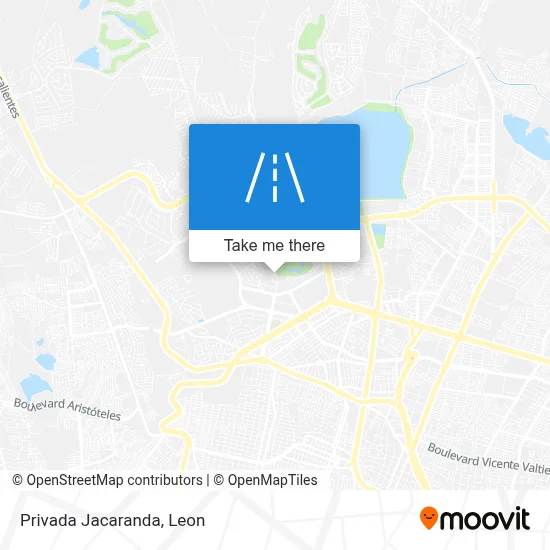 Privada Jacaranda map