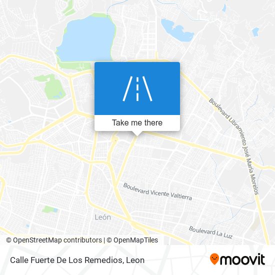 Mapa de Calle Fuerte De Los Remedios