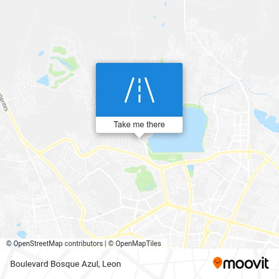 Boulevard Bosque Azul map