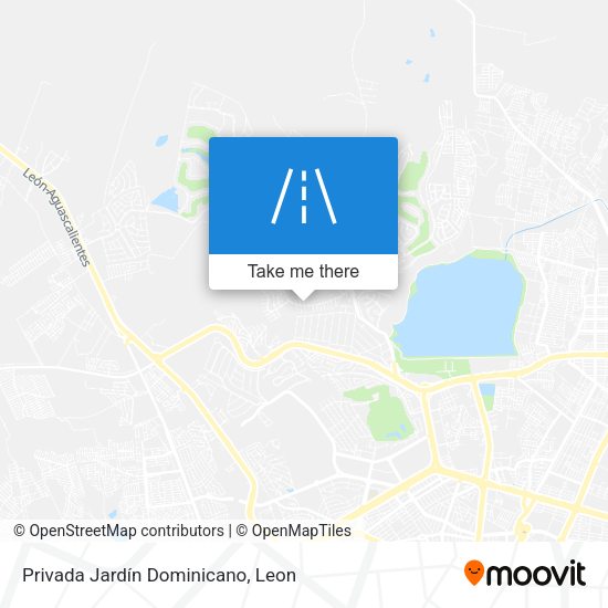 Mapa de Privada Jardín Dominicano