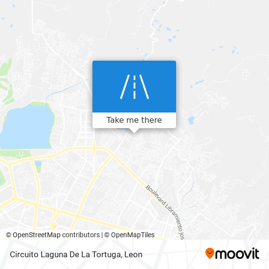 Circuito Laguna De La Tortuga map