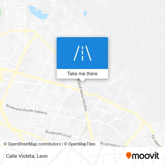 Calle Violeta map
