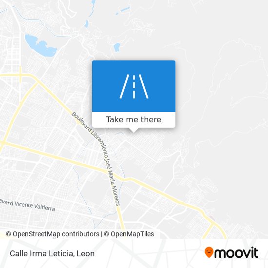 Mapa de Calle Irma Leticia