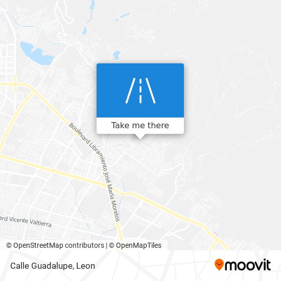 Calle Guadalupe map