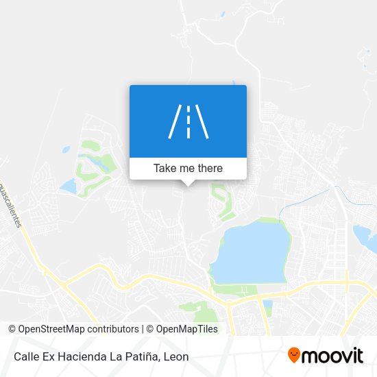 Calle Ex Hacienda La Patiña map